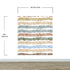 Minimalist Boho Wallpaper Peel and Stick Mural. Pastel Color Brush Strokes Stripes Pattern Design. #6568