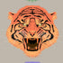 Asian Tiger Wallpaper Peel and Stick Wall Mural. #6573