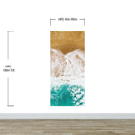 Custom Beach House Wallpaper Peel and Stick Mural. Personalized Text / Quote Family Beach Wall Art. #6592