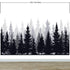 Black and White Pine Tree Forest Wallpaper. #6594