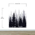 Black and White Pine Tree Forest Wallpaper. #6594