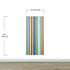 Vertical Line Color Stripes Wallpaper. Bright Rainbow Color Lines Wall Mural. #6597