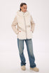 ⇆ Reversible Hooded Wool Blend Jacket
