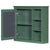 Wall Mounted Medicine Cabinet With Mirror And 3 Open Shelves