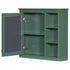 Wall Mounted Medicine Cabinet With Mirror And 3 Open Shelves