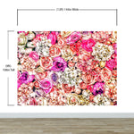 Vibrant Floral Bliss Wallpaper Mural - Colorful Roses and Flower Arrangements #6602