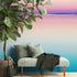 Pastel Pink Sunset Ocean Wallpaper Mural - Tropical Calm Waters. #6603