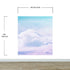 Pastel Sky and Clouds Kids Wallpaper Mural - Dreamy Nursery Peel and Stick Wallpaper. #6605