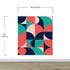 Geometric Shapes Contemporary Wall Mural. #6618