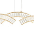 Sanford Triple Chandelier // Brushed Gold