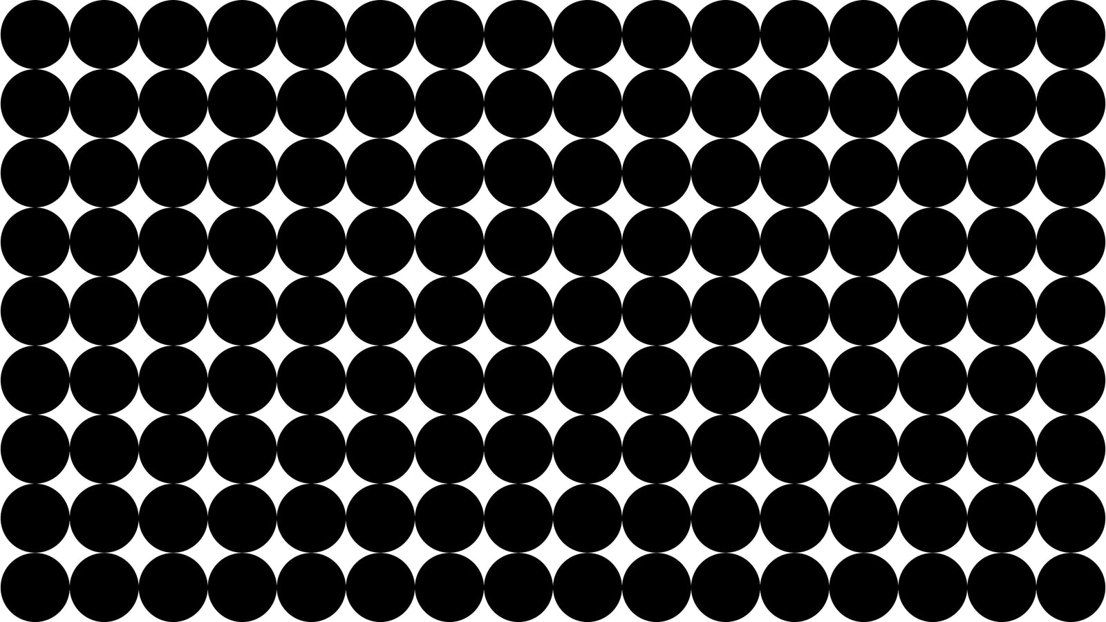 Modern Geometric Black Circle Wallpaper Mural. #6675