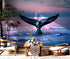 Whale Tail Wall Mural. Ocean Wallpaper. #6688