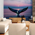 Whale Tail Wall Mural. Ocean Wallpaper. #6688