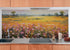 Colorful Yellow Flower Field Painting Wallpaper Mural. #6692