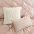 7 Piece Tufted Comforter Set Blush King