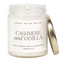 Cashmere and Vanilla Soy Candle - Clear Jar - 9 oz
