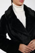 Faux Mink Effect Fur Coat