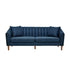 Contemporary 3 Seater Sofa with Plush Accents - Fabric