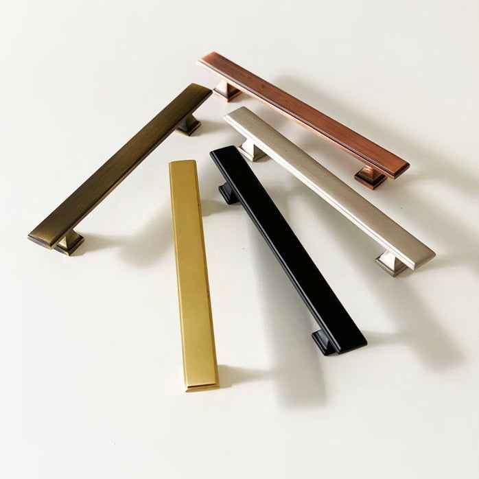 Irene Solid Brass Drawer Pull - 4 Inch Centers
