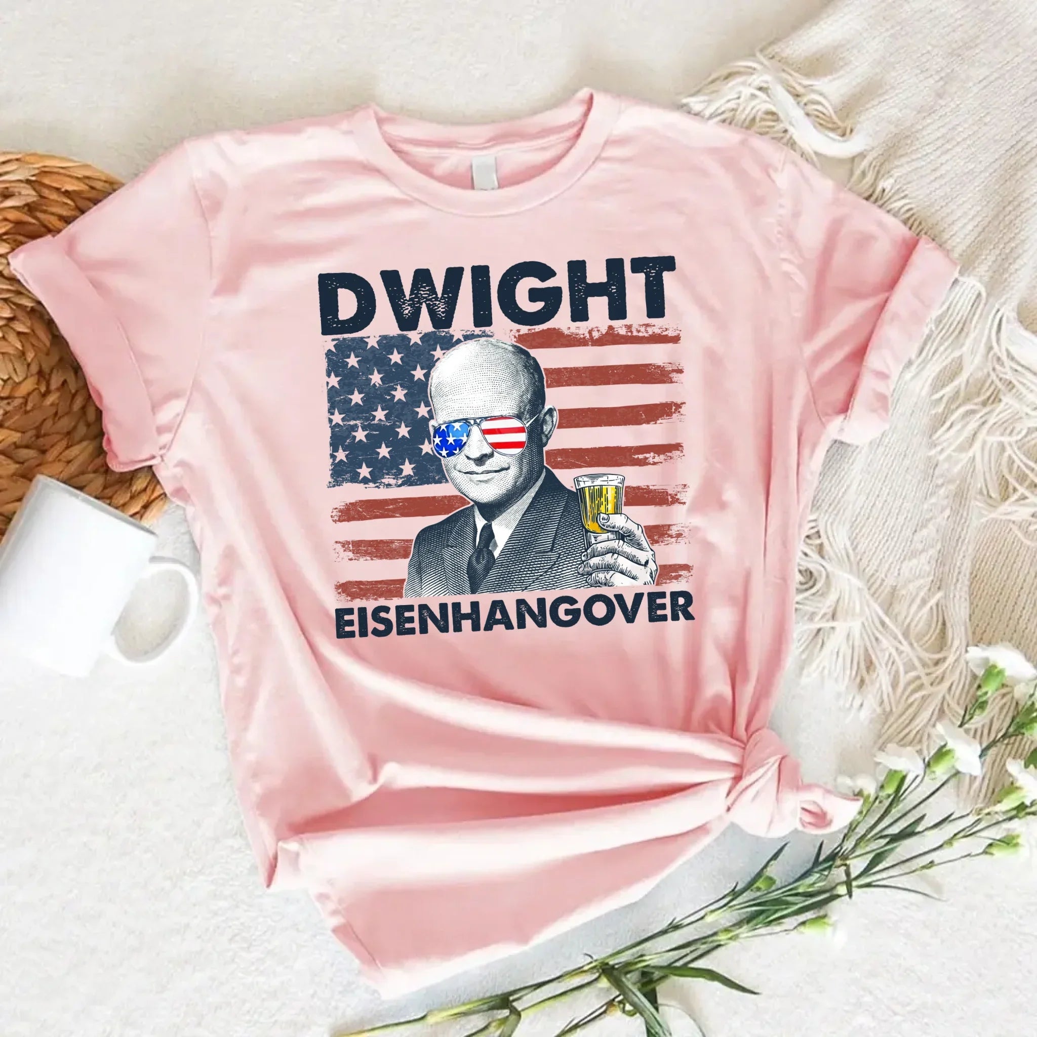 Eisenhangover 4th of July Shirt – Funny Dwight Eisenhower Boozy Tee
