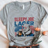 Sleepy Joe Lager V-Neck T-Shirt – Biden-Inspired Funny Beer Tee for 4th of July