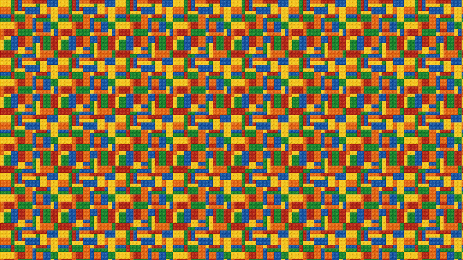 Colorful Lego Blocks Pattern Wallaper Mural. #6856