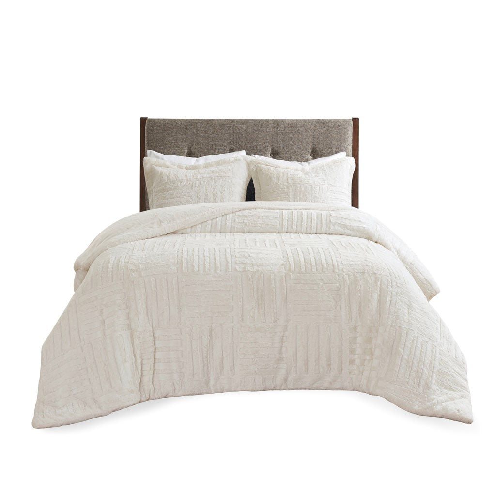 King/Cal King Fur Down Alternative Comforter Mini Set