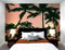 Sunset Wallpaper Mural. Palm Trees Tropical Vibe. #6871