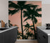 Sunset Wallpaper Mural. Palm Trees Tropical Vibe. #6871