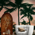 Sunset Wallpaper Mural. Palm Trees Tropical Vibe. #6871