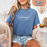 He’s Fishing Comfort Colors Tee – Funny Relaxed Fit Shirt for Women
