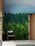 Green Forest Wallpaper Mural. Scenic Landscape Wall Mural. #6894