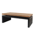 Coffee Table Rectangular Center Table For Living Room - Black / Natural / Multi / Natural Multi / Natural Wood / Natural Wood Wash