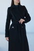 Alaska Classic Cashmere Blend Overcoat in Black