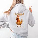 Funny F-Caw-F Rooster Hoodie