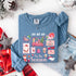 Comfort Colors Long Sleeve Ho Ho Ho Tis The Season Christmas Shirt