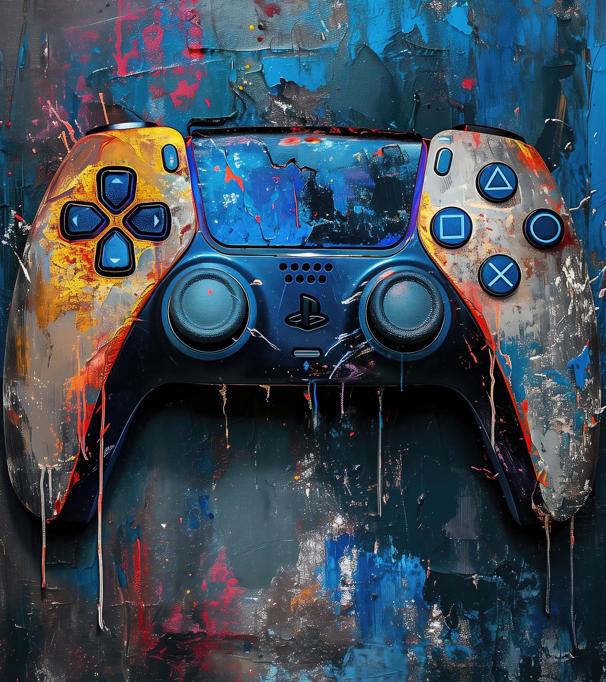 Playstation Gamer Wall Decal. #6913