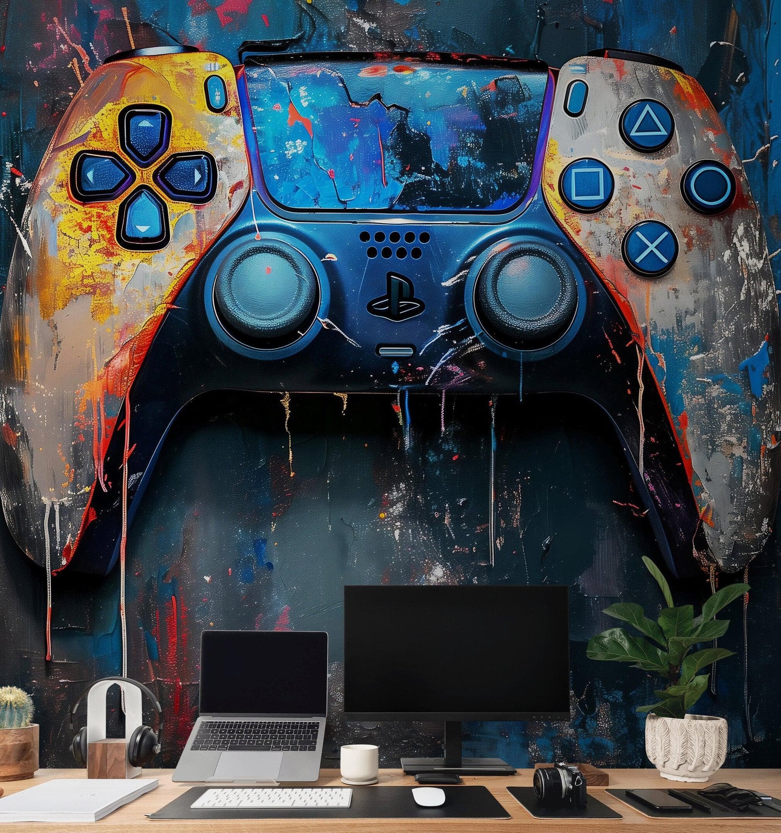Playstation Gamer Wall Decal. #6913