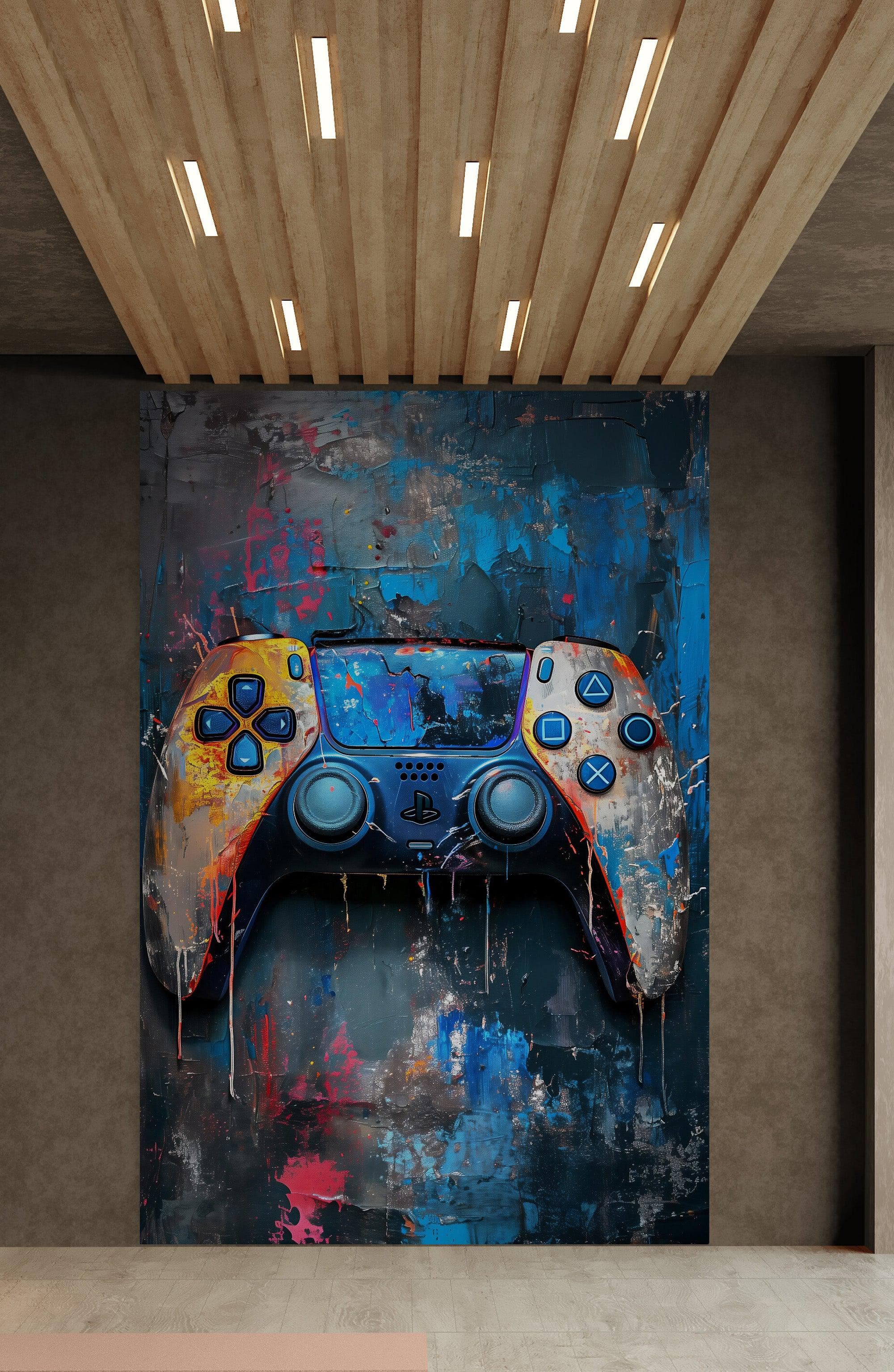 Playstation Gamer Wall Decal. #6913