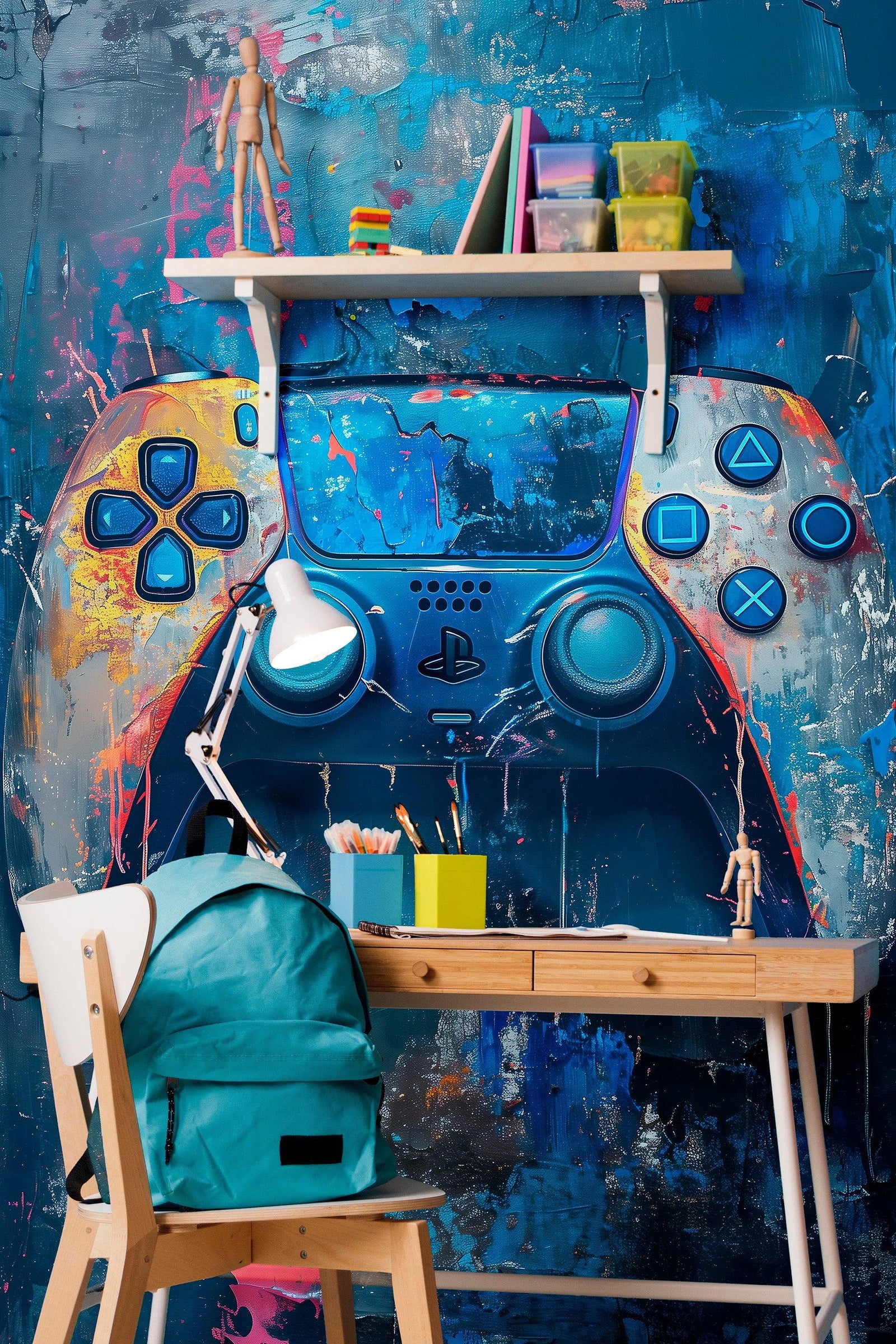 Playstation Gamer Wall Decal. #6913