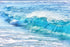 Turquoise Ocean Wave Wallpaper. Surf Ocean Wave Wall Mural. #6924