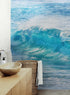 Turquoise Ocean Wave Wallpaper. Surf Ocean Wave Wall Mural. #6924