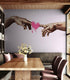 Pink Wallpaper Mural. Creation of Adam Wall Mural. Michelangelo Sistine Chapel. #6931