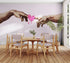 Pink Wallpaper Mural. Creation of Adam Wall Mural. Michelangelo Sistine Chapel. #6931