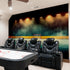 Hockey Rink Wallpaper Mural. Sports Theme Decor. #6958