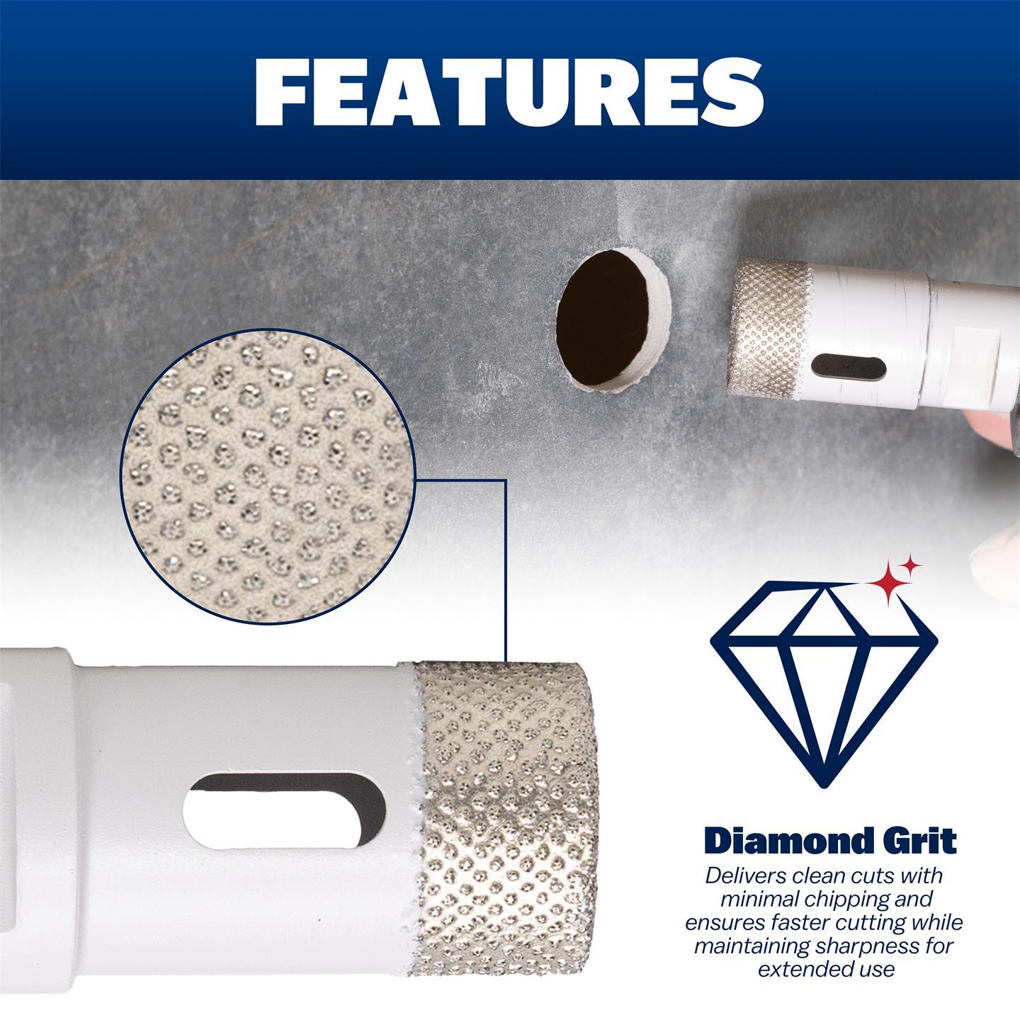 Arranged Diamond Hole Saws