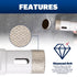 Arranged Diamond Hole Saws
