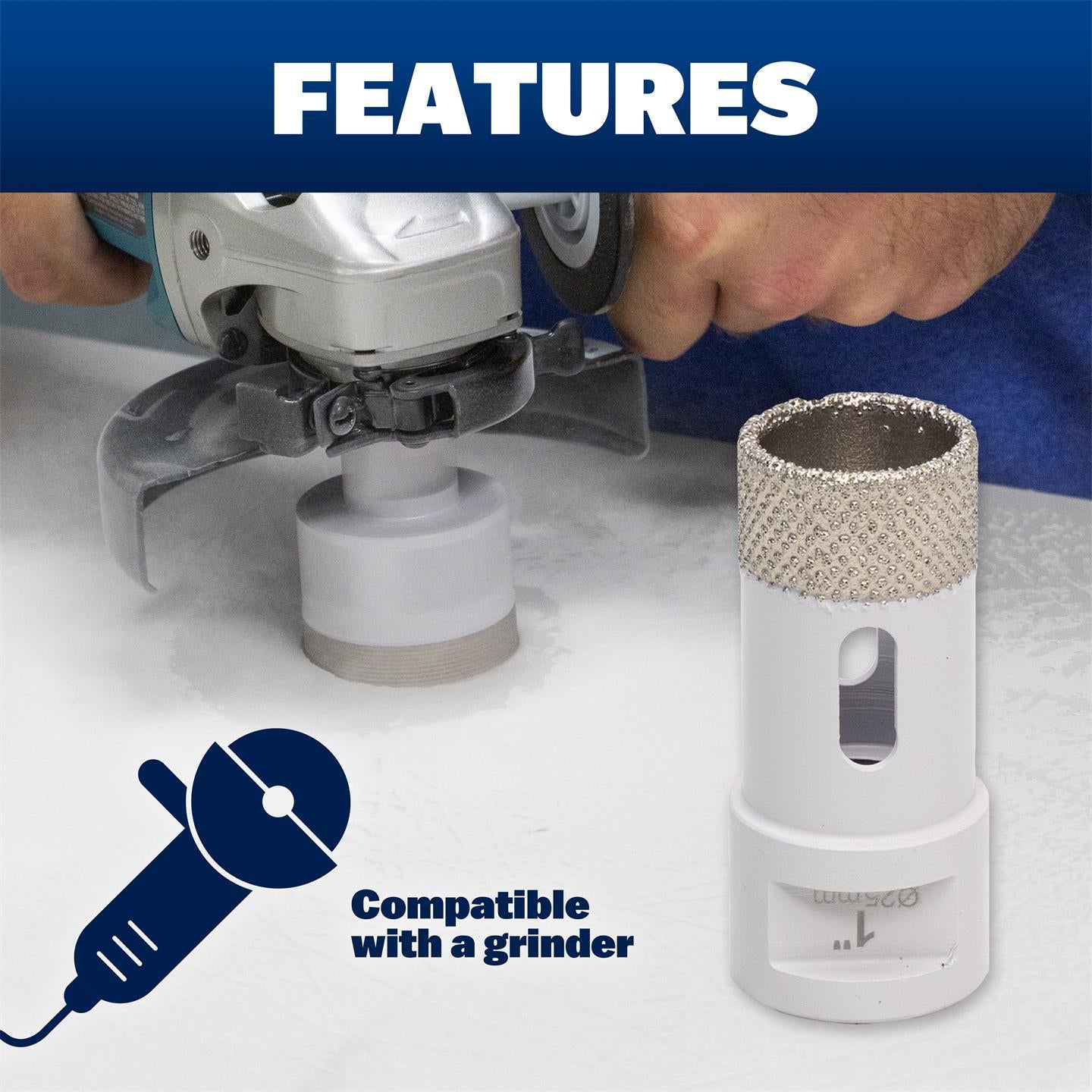 Arranged Diamond Hole Saws