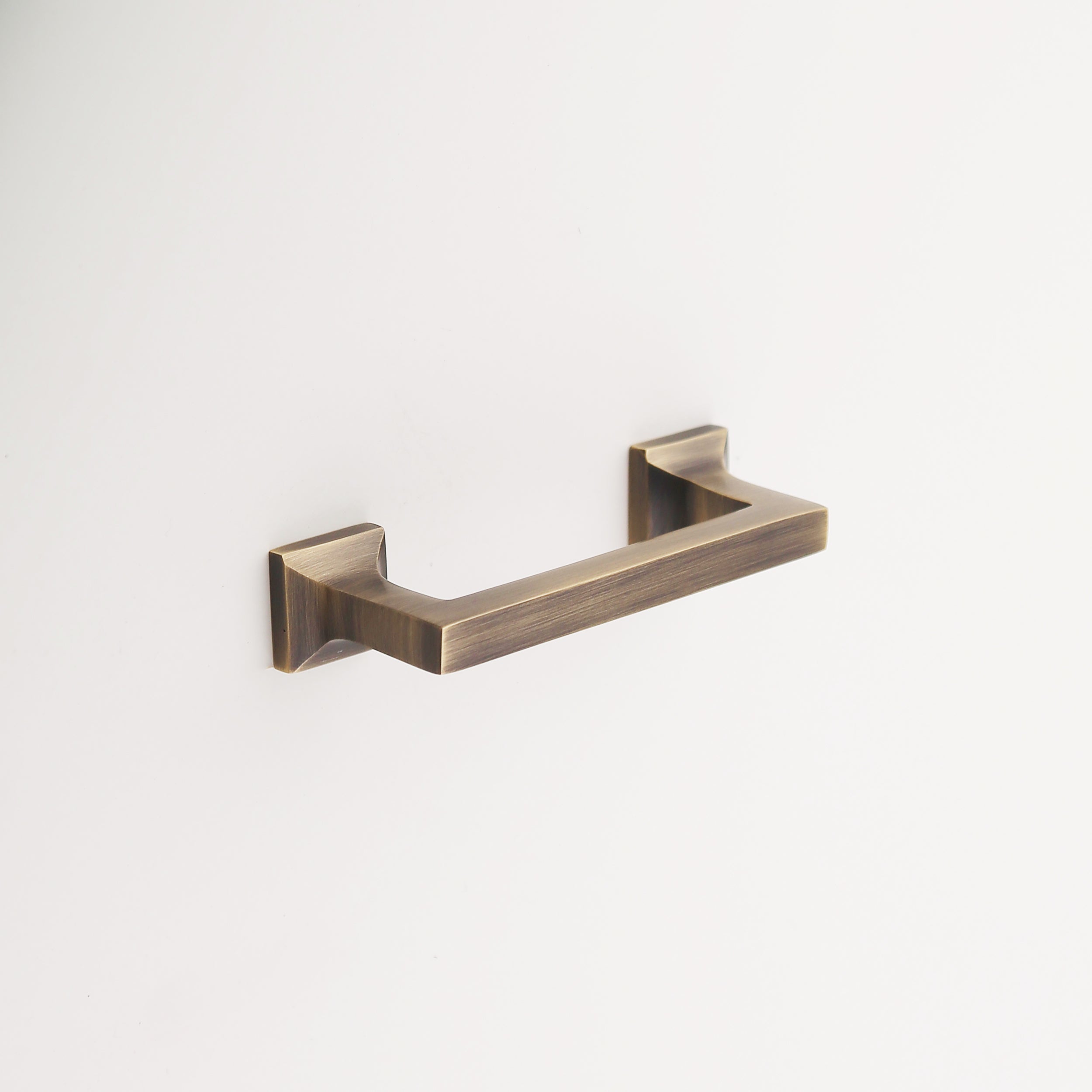 Victor Solid Brass Drawer Pull - 4 Inch Centers