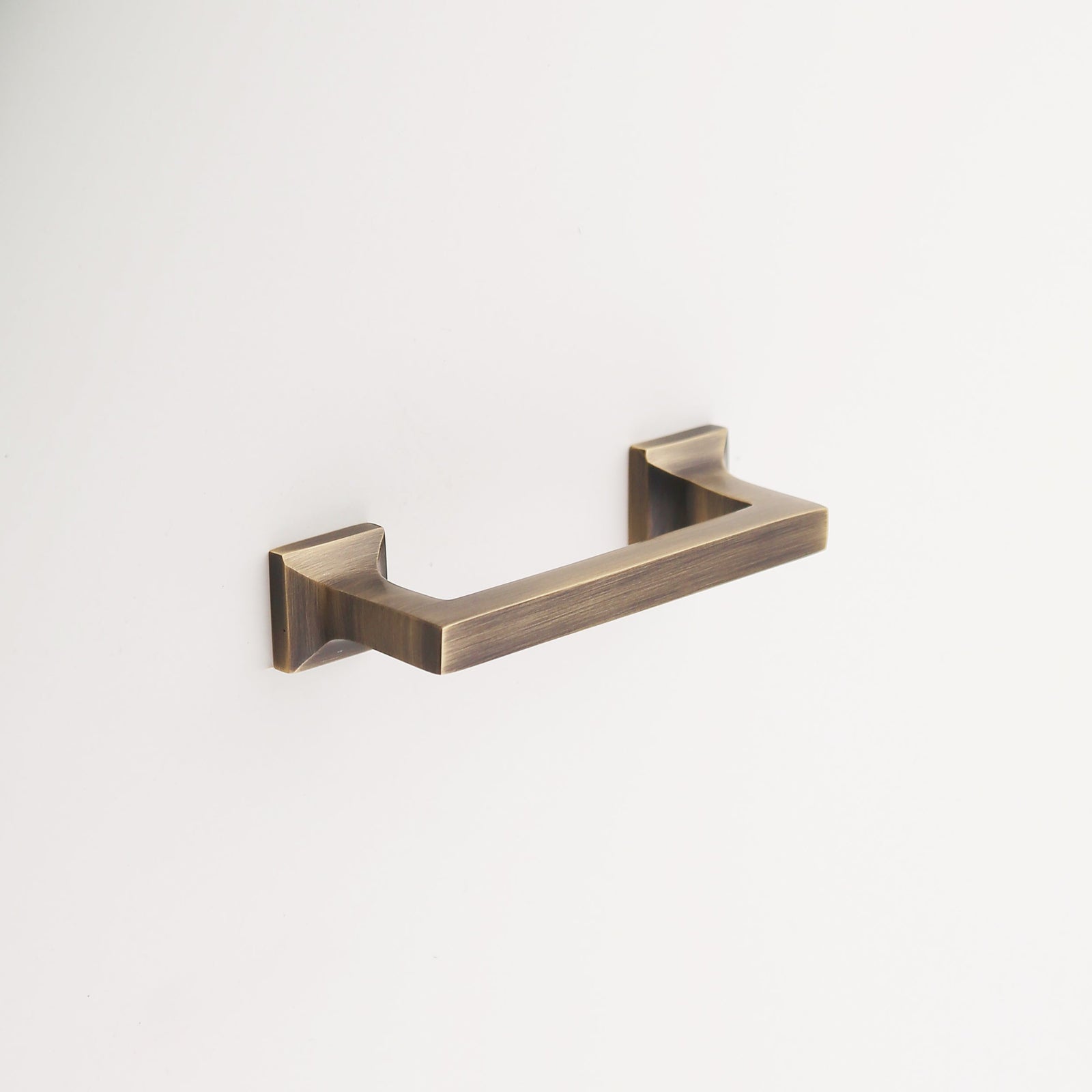 Victor Solid Brass Drawer Pull - 4 Inch Centers